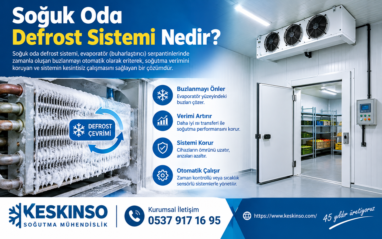 Soğuk Oda Defrost Sistemi Nedir