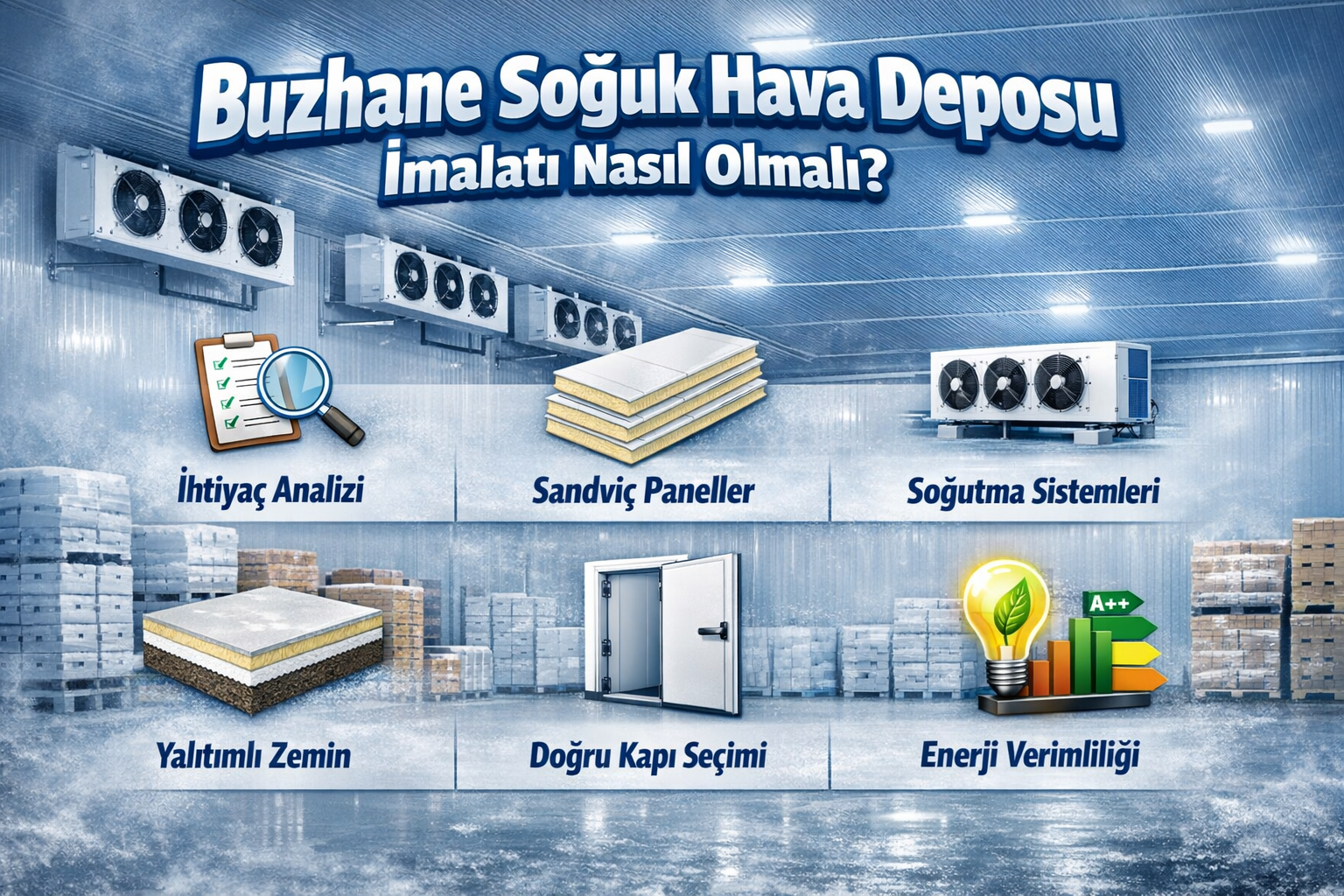 Buzhane Soğuk Hava Deposu İmalatı Nasıl Olmalı? 
