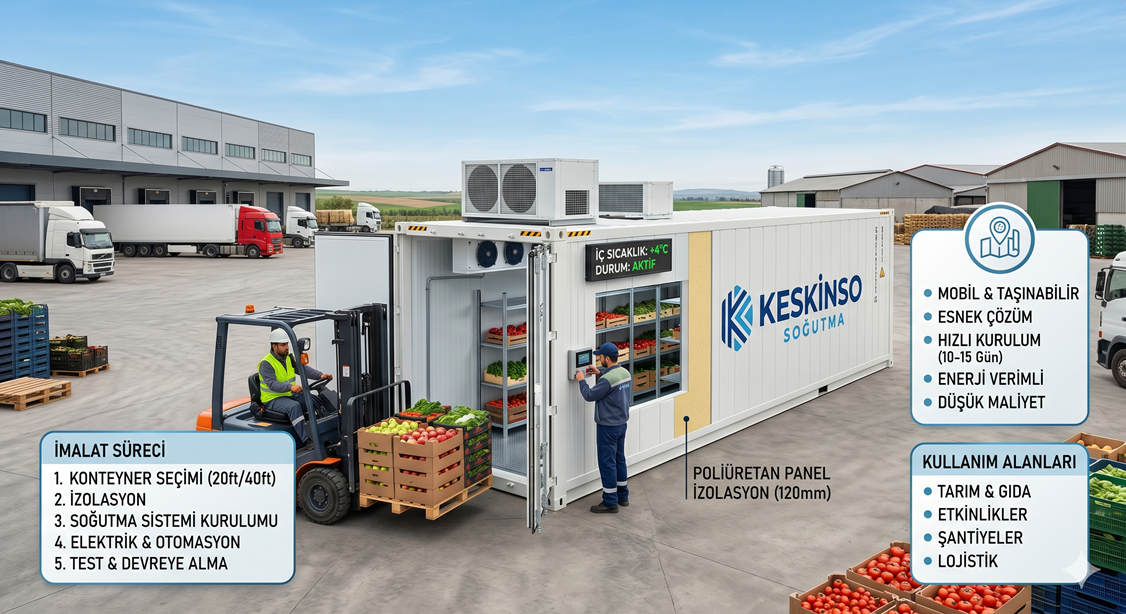 Konteyner Soğuk Hava Deposu: Geleceğin Taşınabilir ve Esnek Soğutma Çözümü