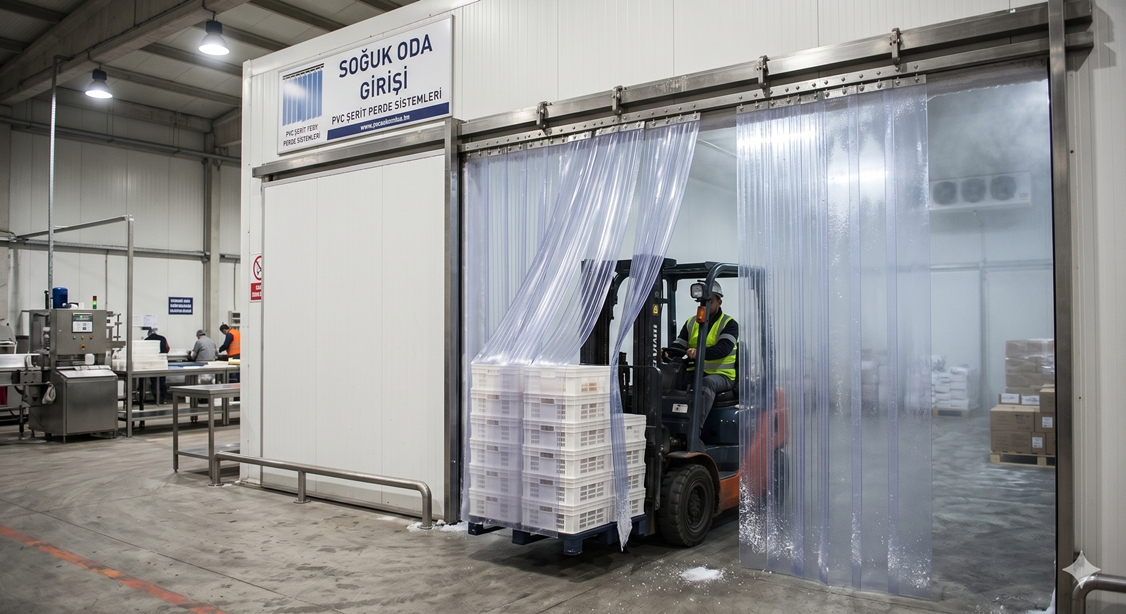 PVC SOĞUK ODA PERDESİ VE PVC ŞERİT PERDE SİSTEMLERİ: FİYAT, KULLANIM VE PROFESYONEL ÇÖZÜMLER