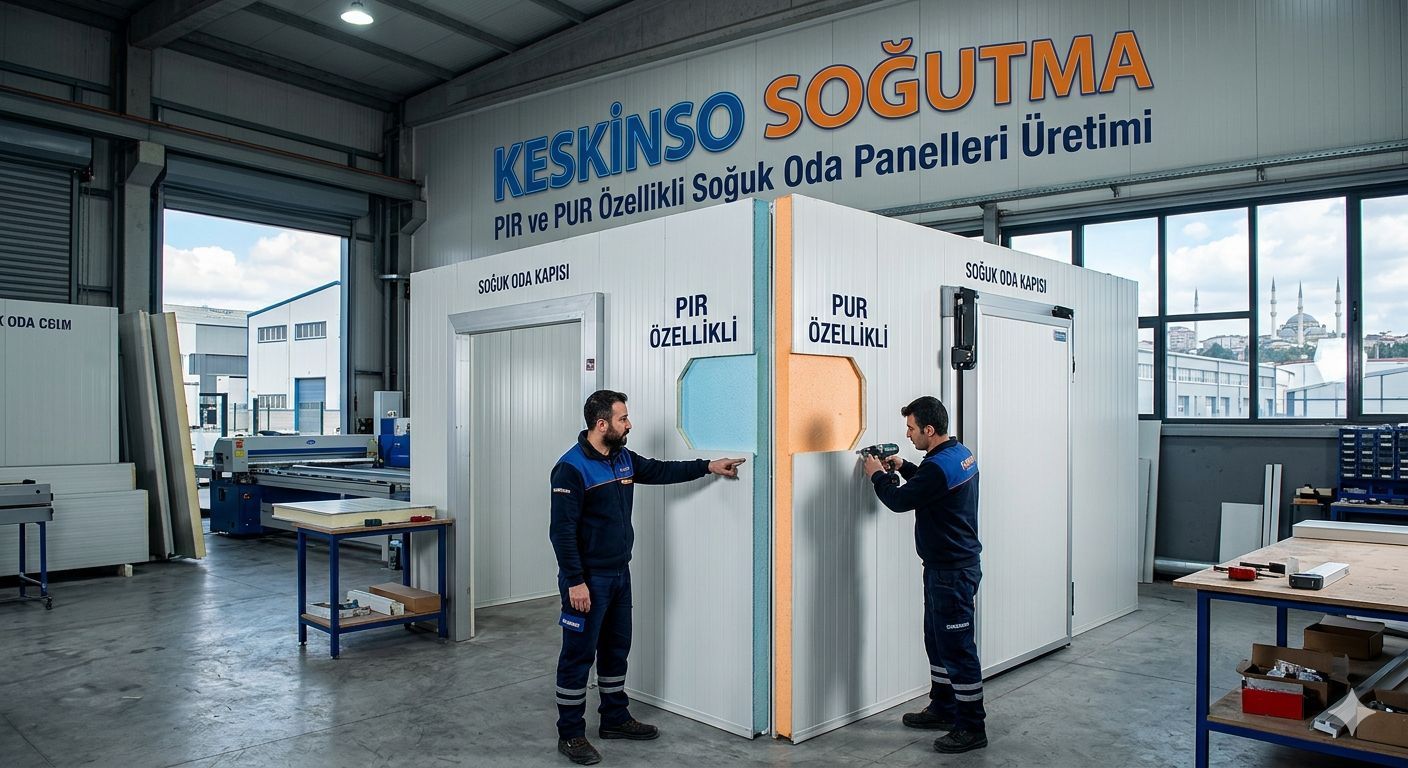 PIR ve PUR Özellikli Soğuk Oda Panelleri