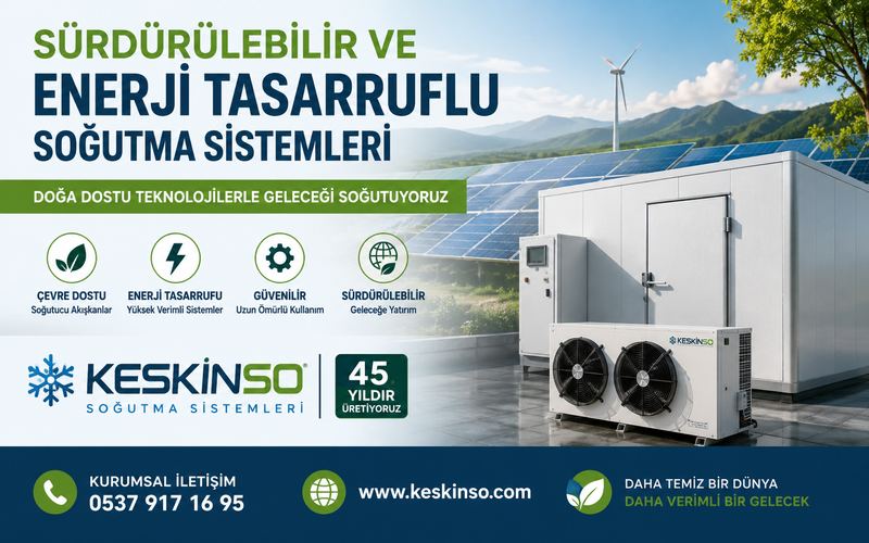 Sürdürülebilir ve Enerji Tasarruflu Soğutma Sistemleri