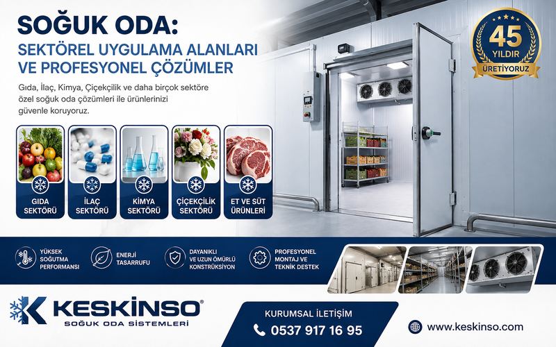 Soğuk Oda: Sektörel Uygulama Alanları 