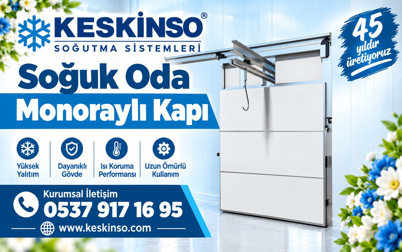 Soğuk Oda Monoray Kapı